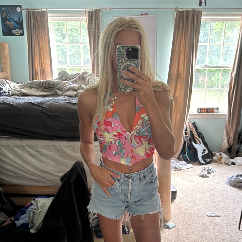 Floral Halter Top